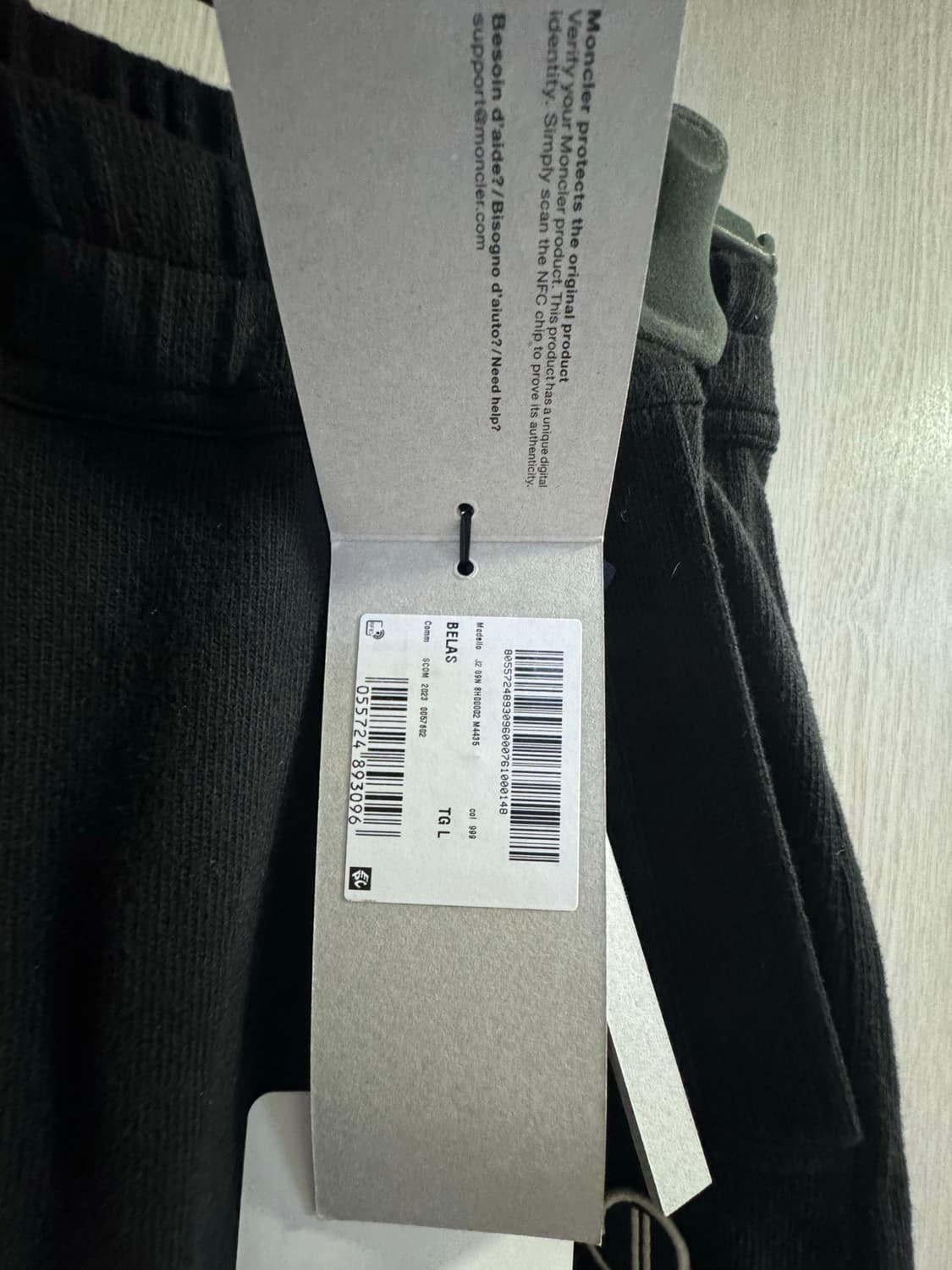 몽클레어 릭오웬스 블랙 코튼팬츠 L 상품이미지4