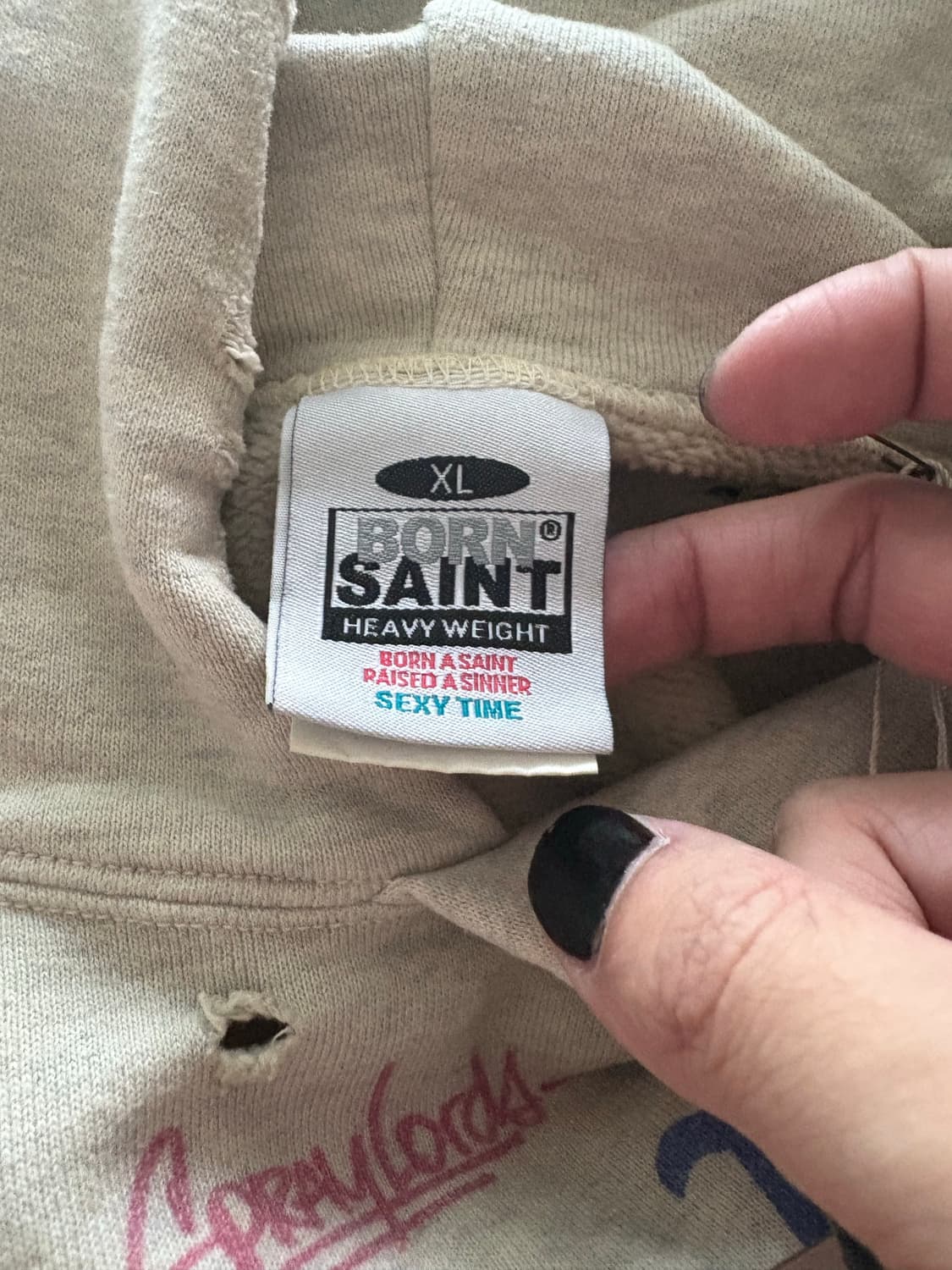 세인트 마이클스 본앤레이즈드 콜라보 후드 상품이미지6