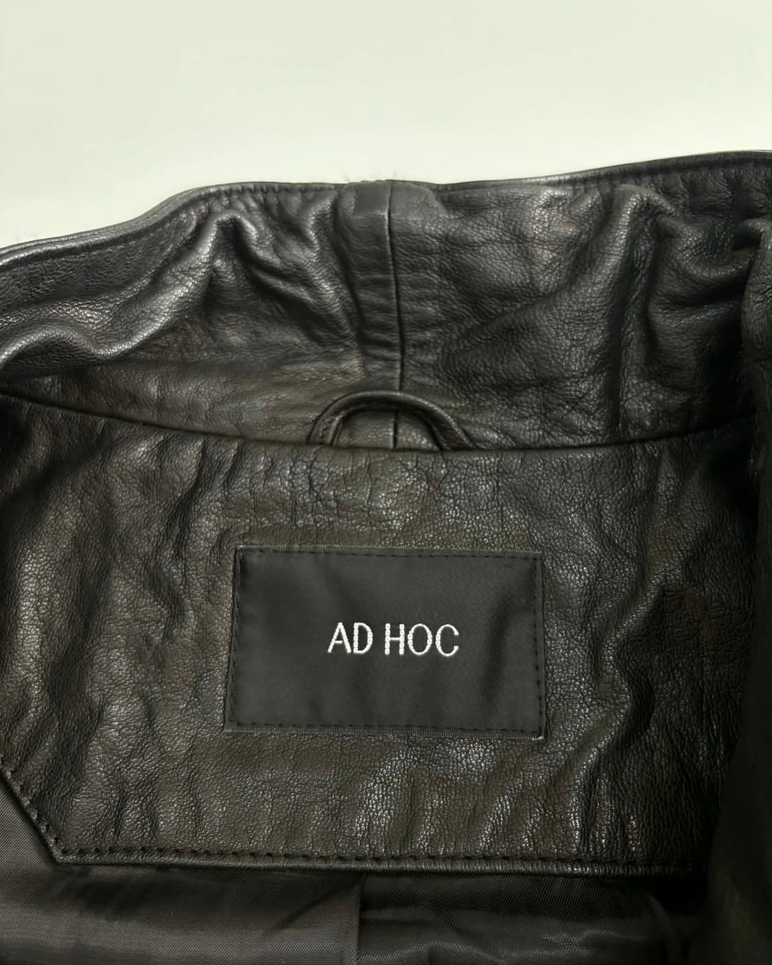 [105] 빈티지 애드호크 하이넥 양가죽 자켓 상품이미지3