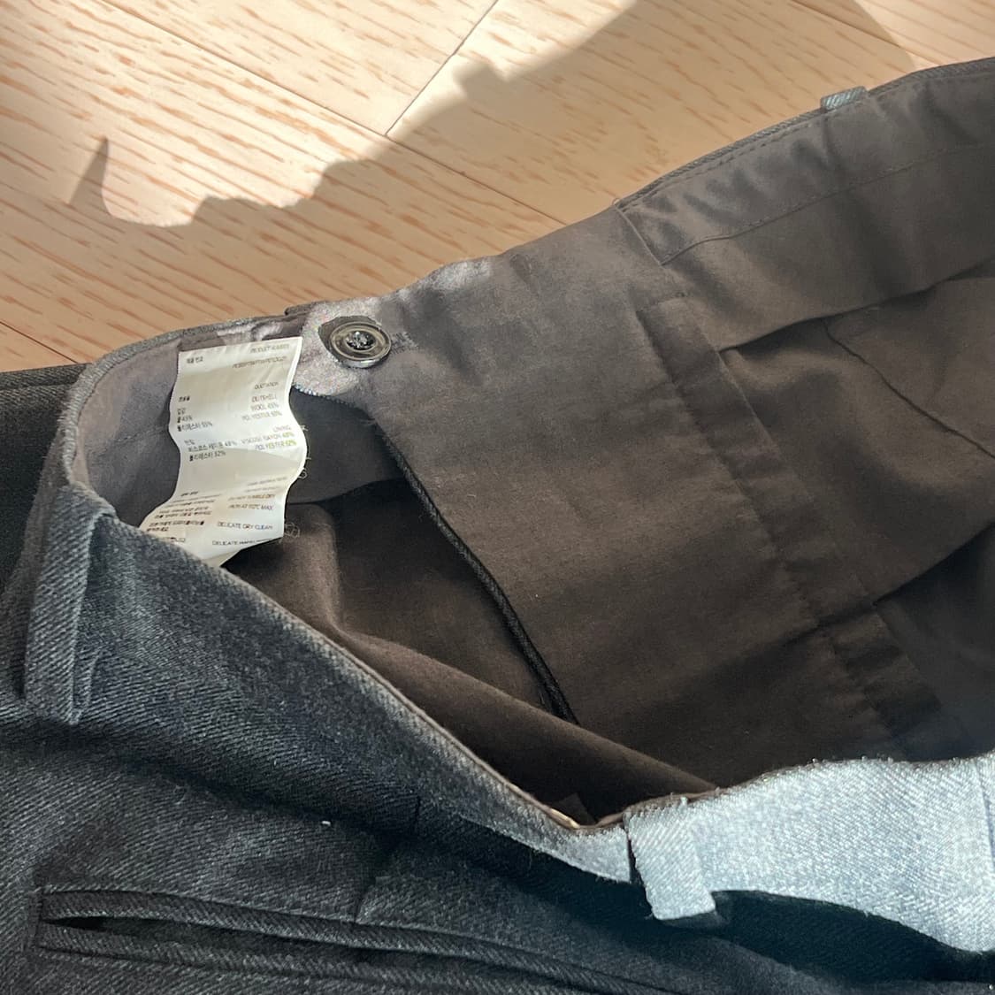 포터리 울 스포츠 셋업 하의 테이퍼드 트라우저  상품이미지7