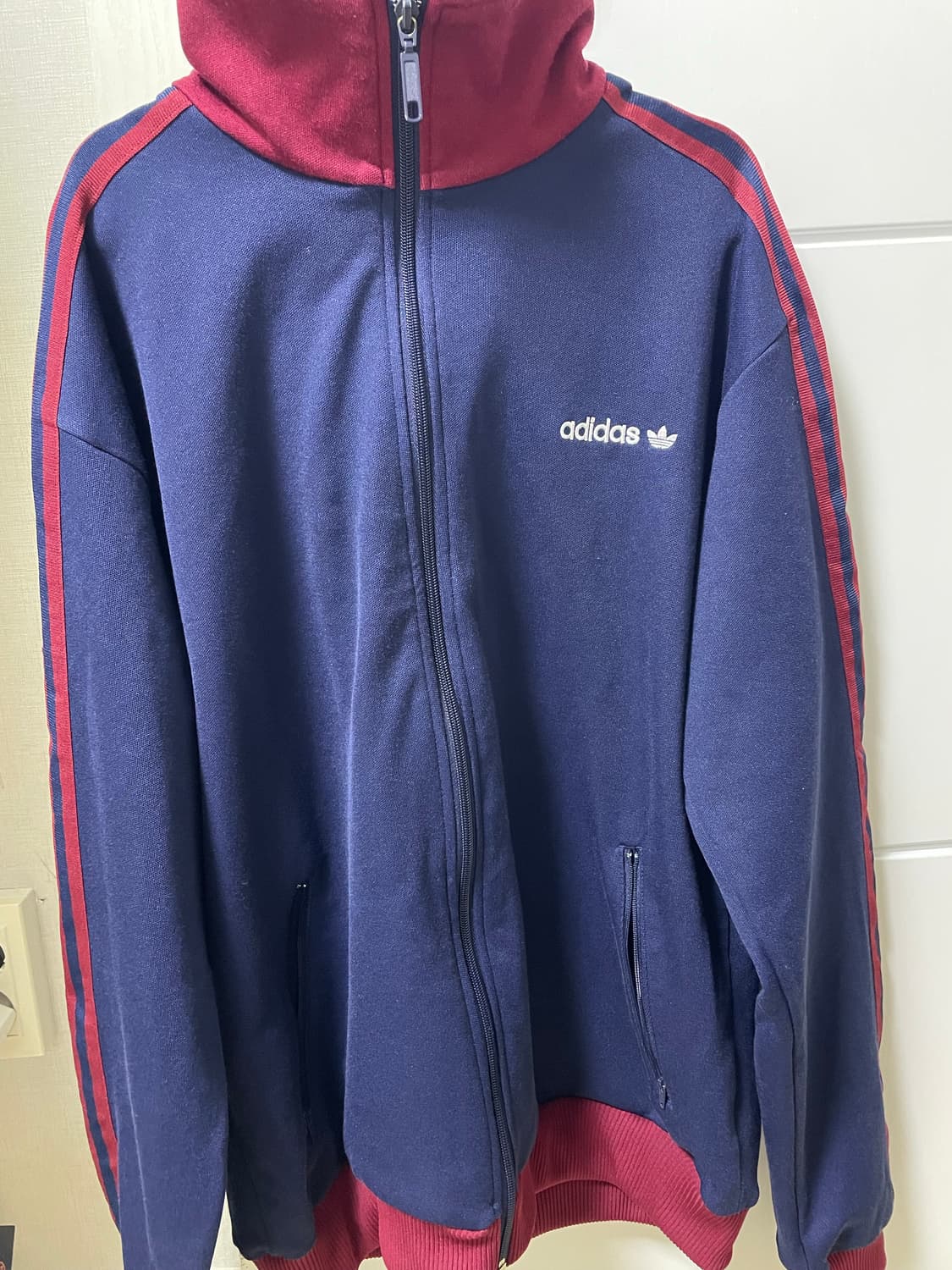 아디다스 네이비 버건디 져지 상품이미지1