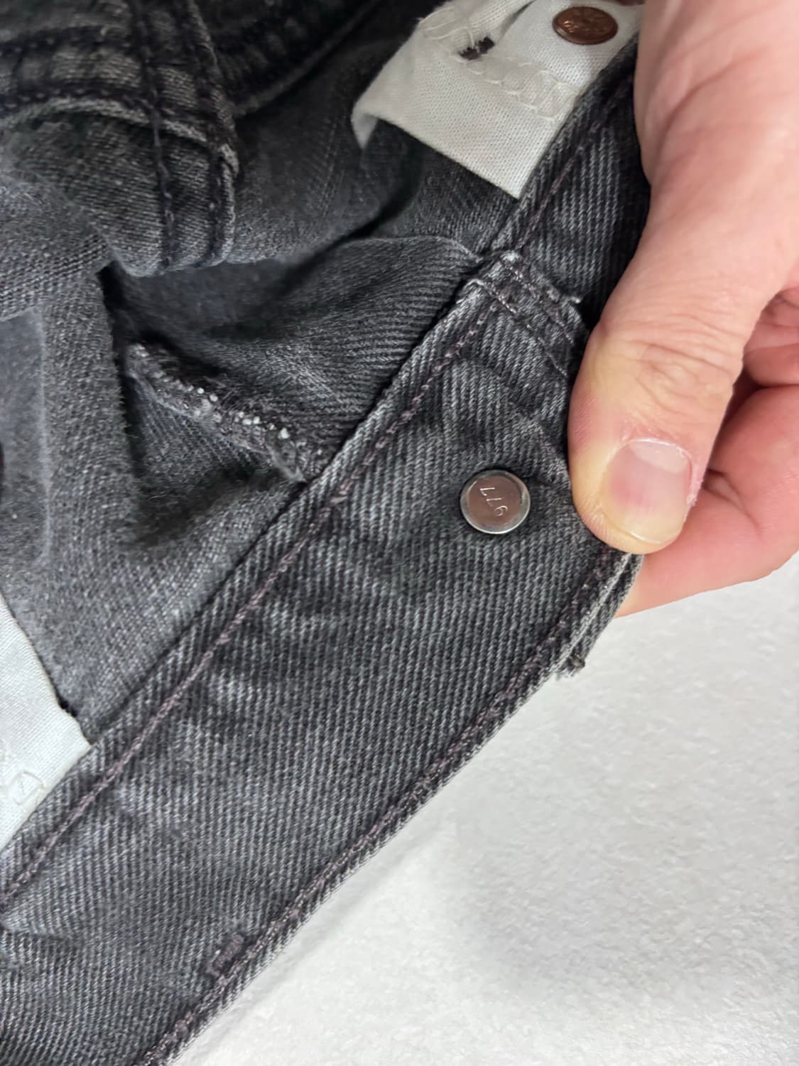 [34]리바이스 569 루즈스트레이트 데님 블랙 상품이미지5