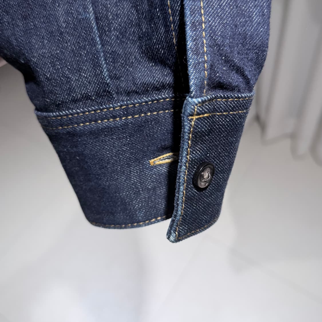 (S+/48) / 보테가 인디고 데님 긴팔 셔츠 상품이미지3