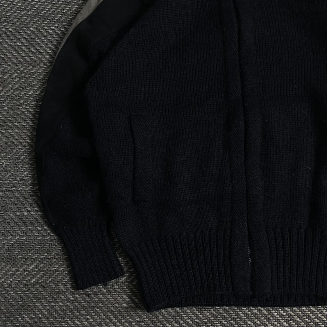 샹탈 빈티지 코만도 디테일 니트 집업 자켓y 3711 상품이미지4