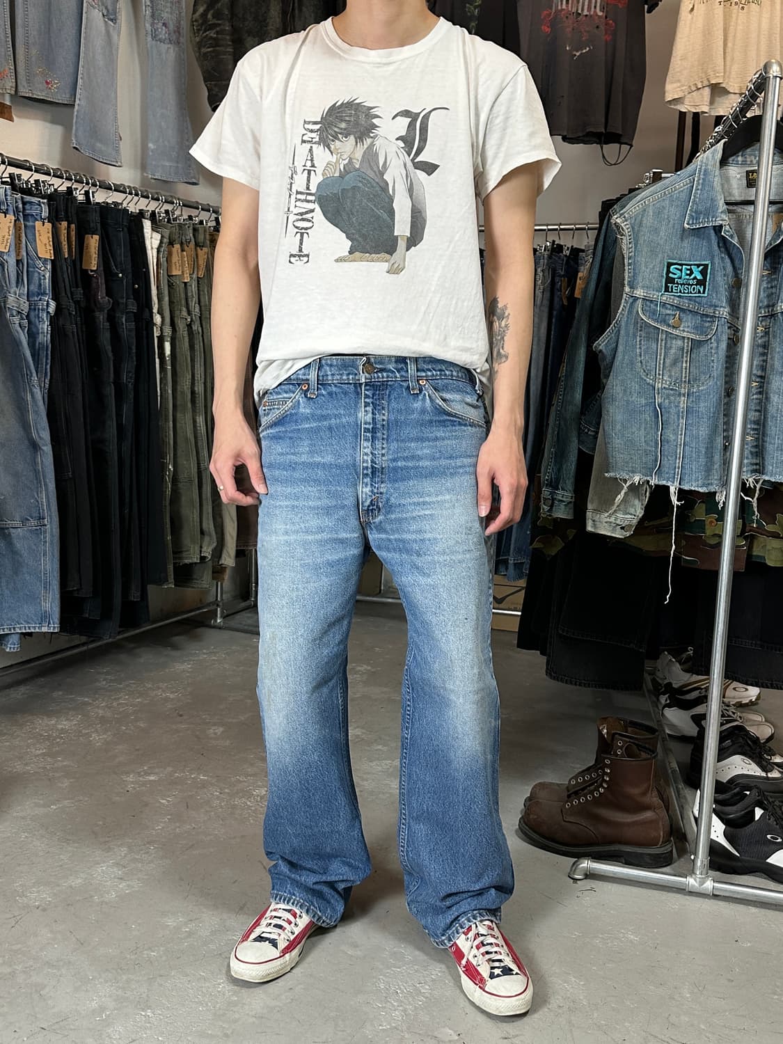 90's USA Made 빈티지 리바이스 517 오렌지탭 상품이미지2