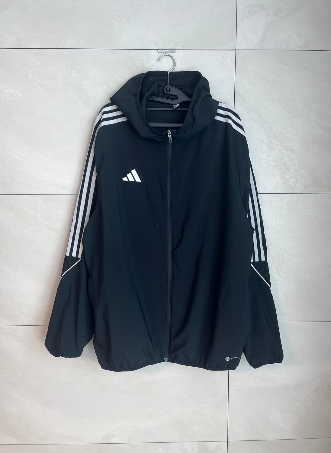 (3XL) 아디다스 윈드브레이커 바람막이 블랙  상품이미지1