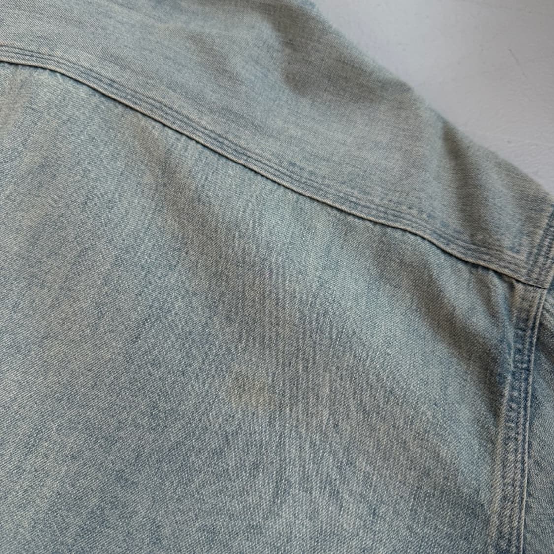 RRL 더블알엘 XXL 투포켓 빅사이즈 워크 데님셔츠 상품이미지9