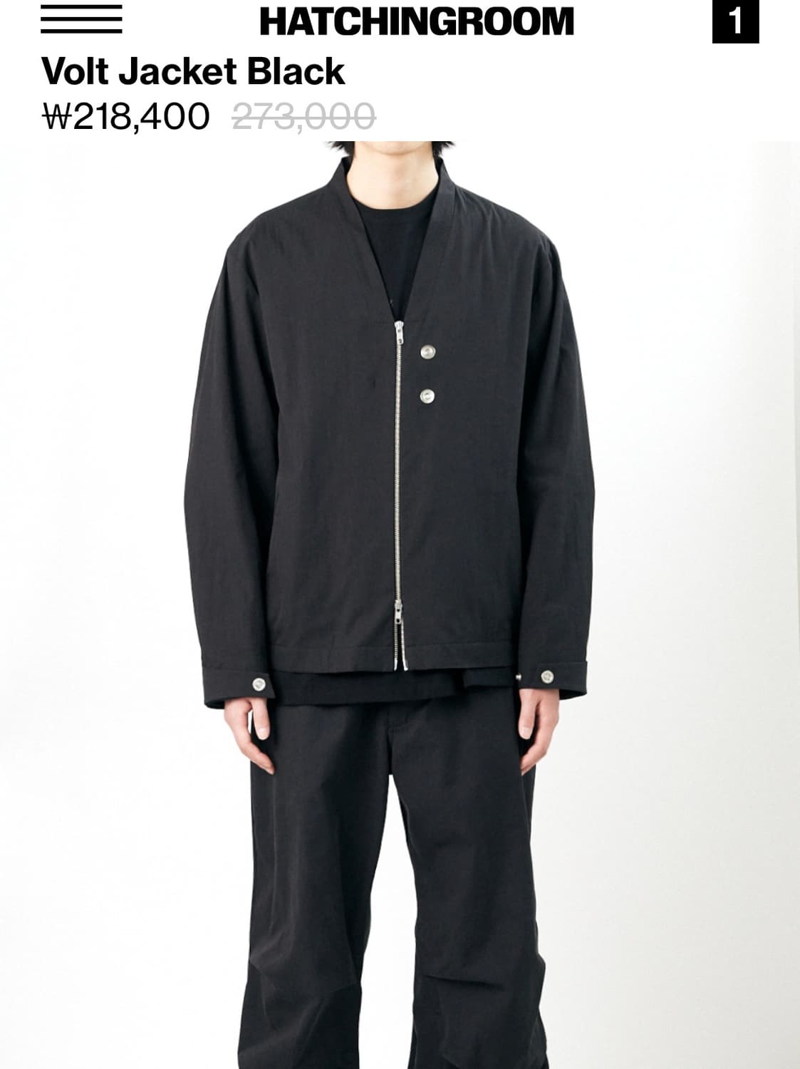 VolT Jacket Black (4) 상품이미지3