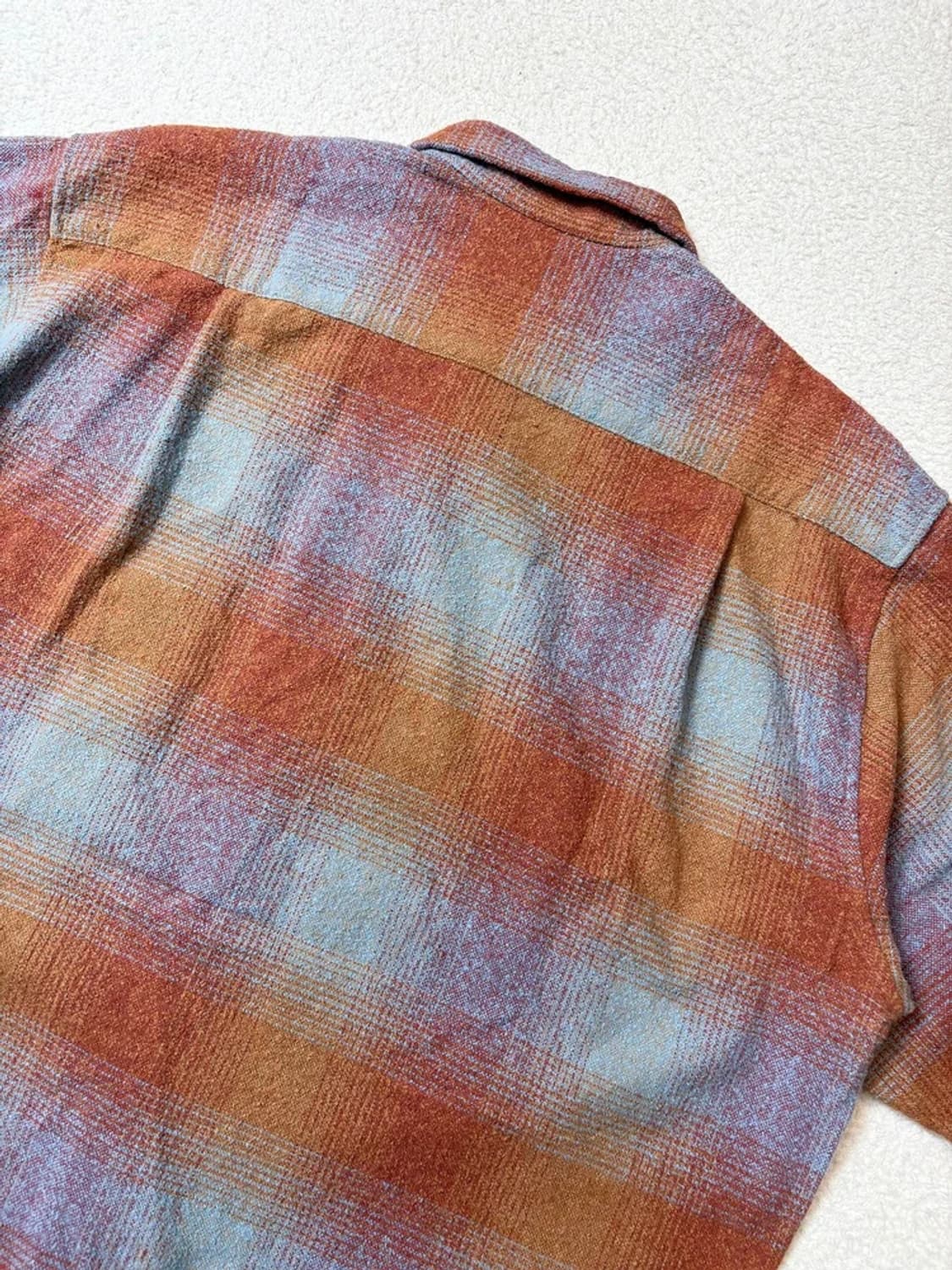 Agate Cosmopolitan 00's 재팬  체크 남방 PN6484 상품이미지7