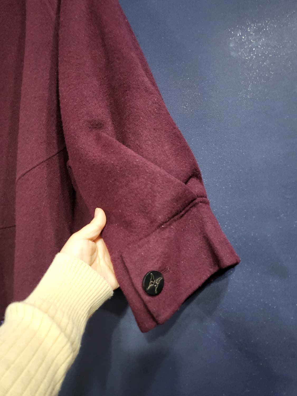 안나수이 밍크앙고라 블렌딩 헨드메이드 코트 상품이미지8