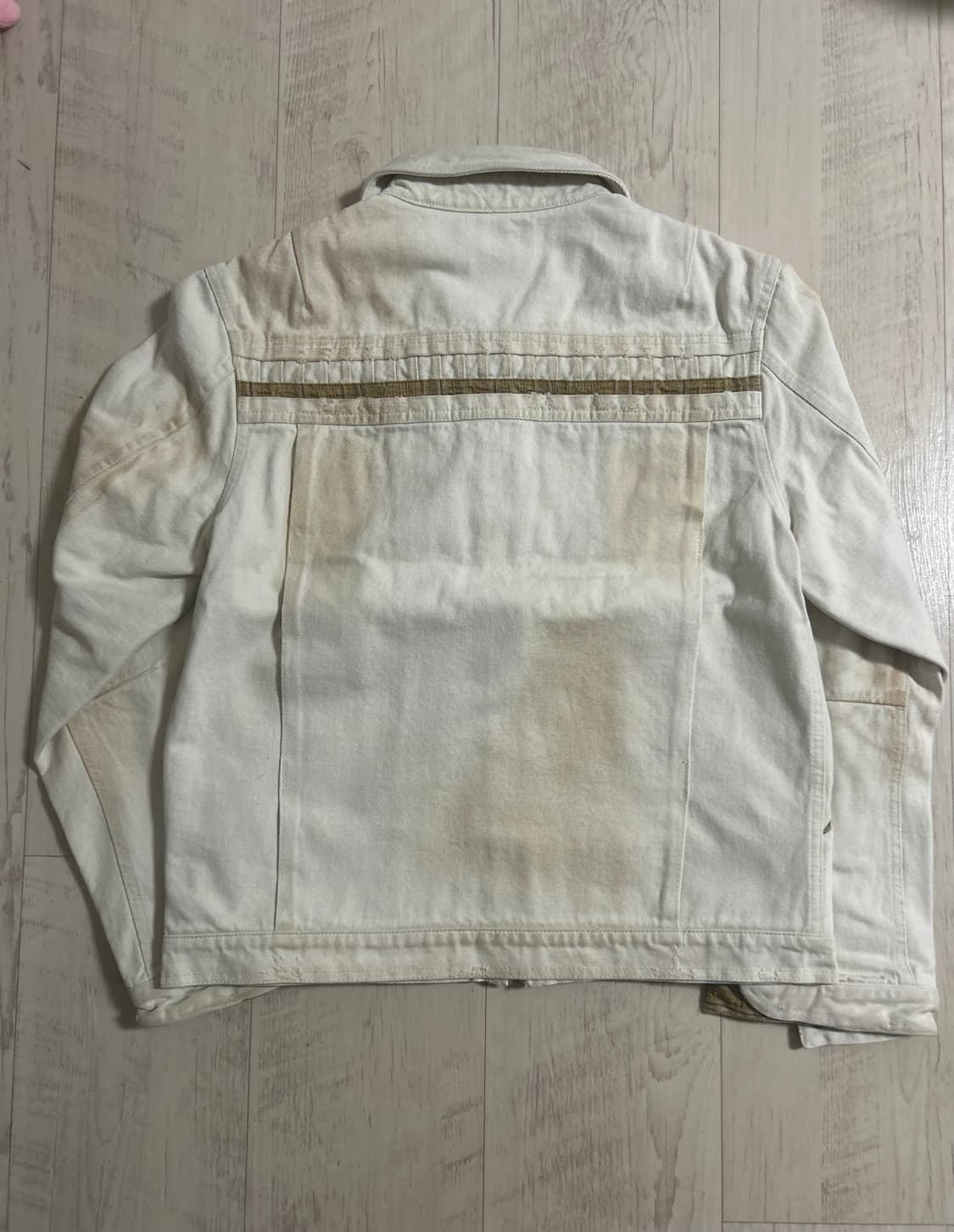 엑슬림 ep3 시놉시스 01 데님 자켓 아이보리 1 사이즈 상품이미지2