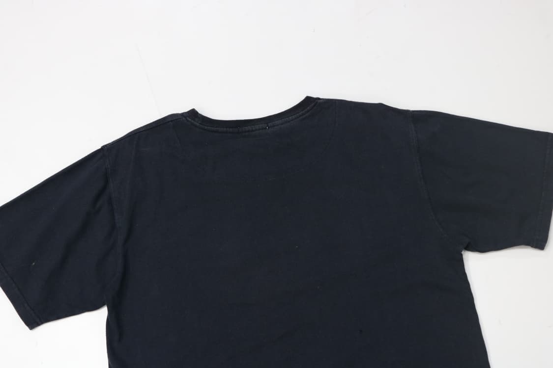 Ghetto 게토 빈티지 그래픽 프린팅 블랙 반팔 티셔츠 (M) 상품이미지7