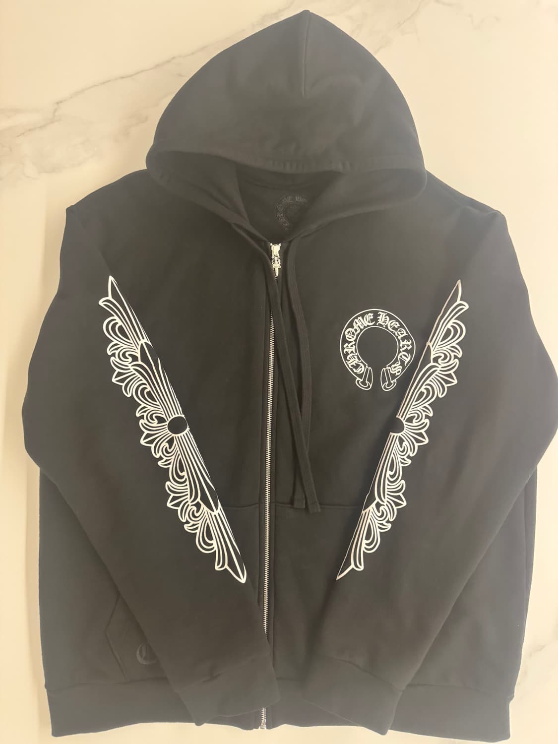 크롬하츠 플로랄 후드집업 L 상품이미지1