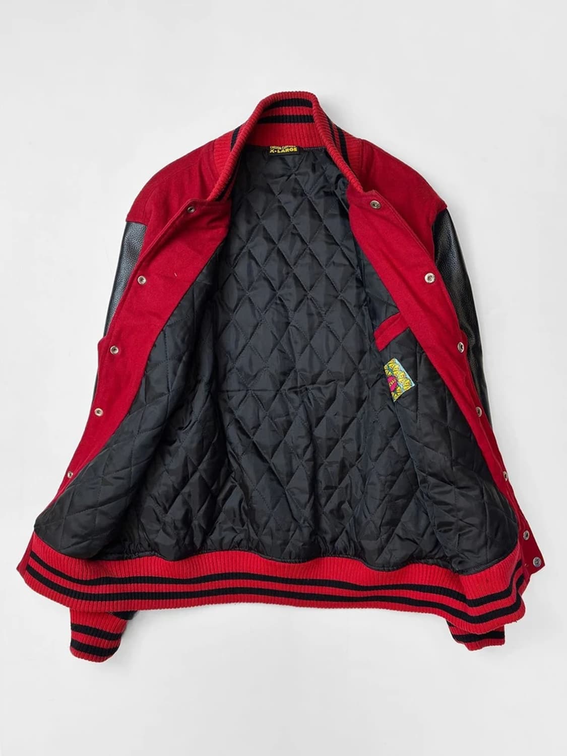 CHEDDA CLOTHING 00's 가죽 울 바시티 자켓 PN5545 상품이미지5