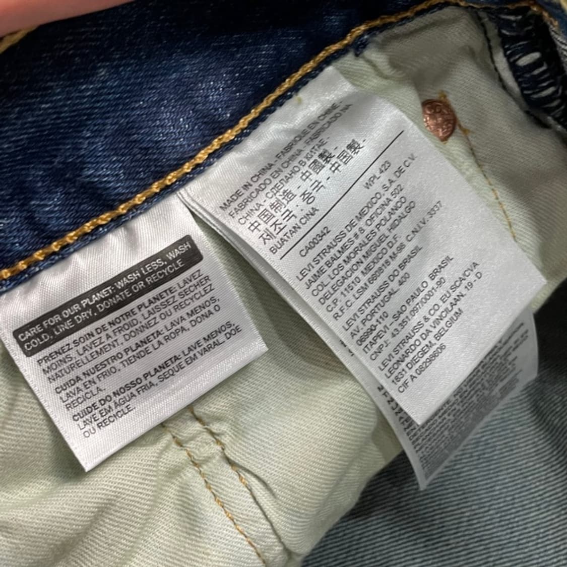 32 리바이스 501 T 청바지  상품이미지3