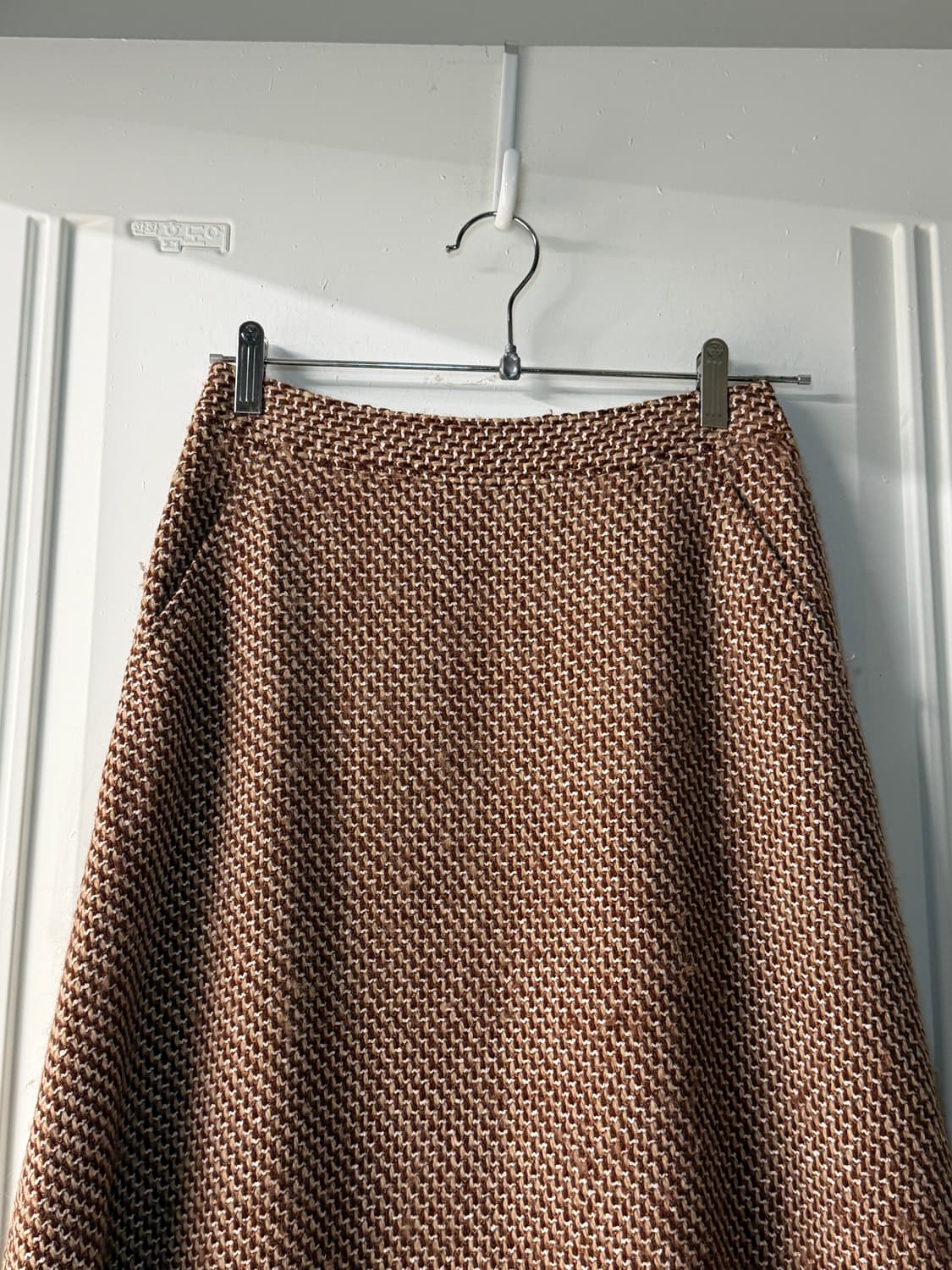 일본빈티지 브라운 울 미디스커트 상품이미지6