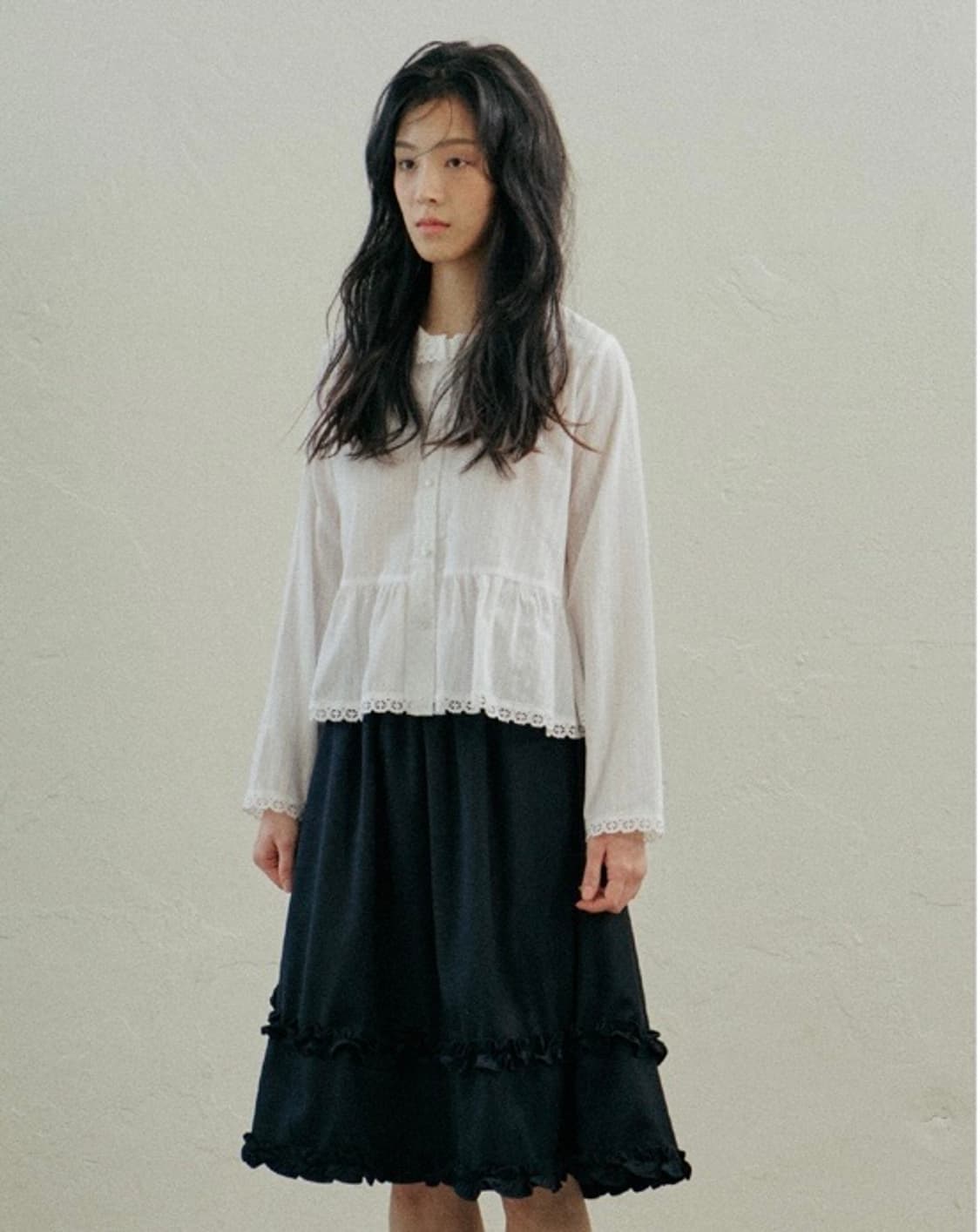 호쿠스포쿠스 소넷 레이스 블라우스 sonnet lace blouse 남방 상품이미지2