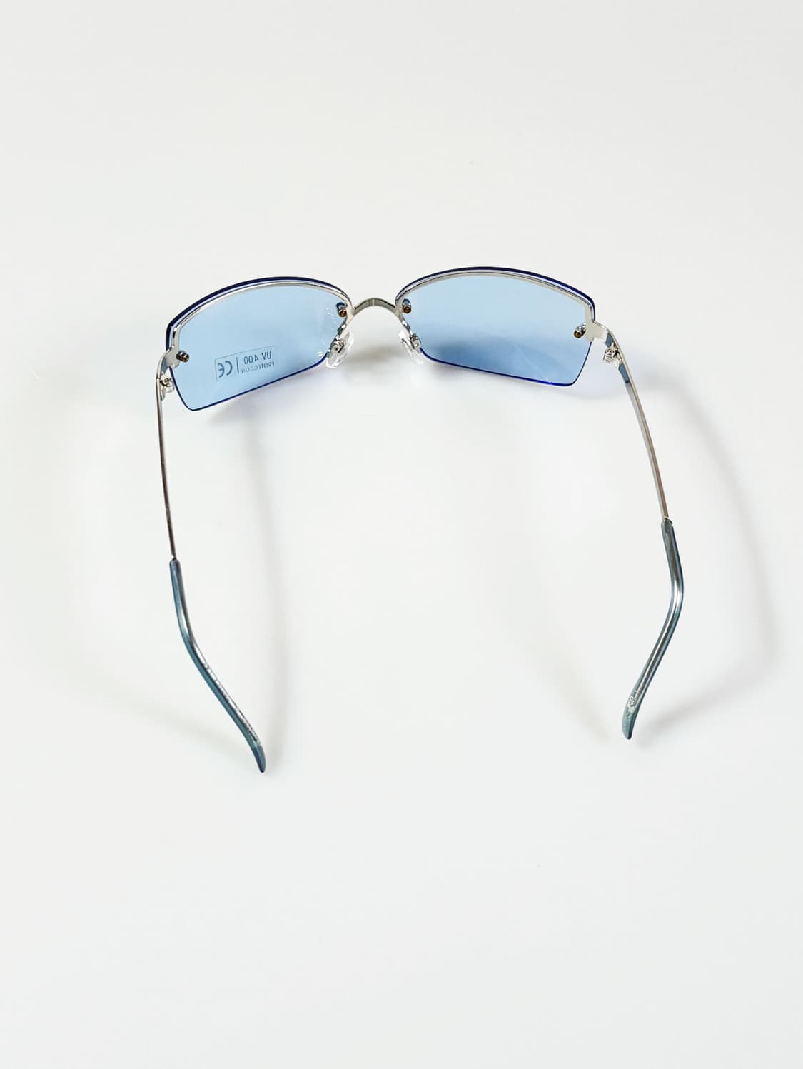 I.COM 무테 스퀘어 블루 틴트 빈티지 데드스탁 선글라스 상품이미지5