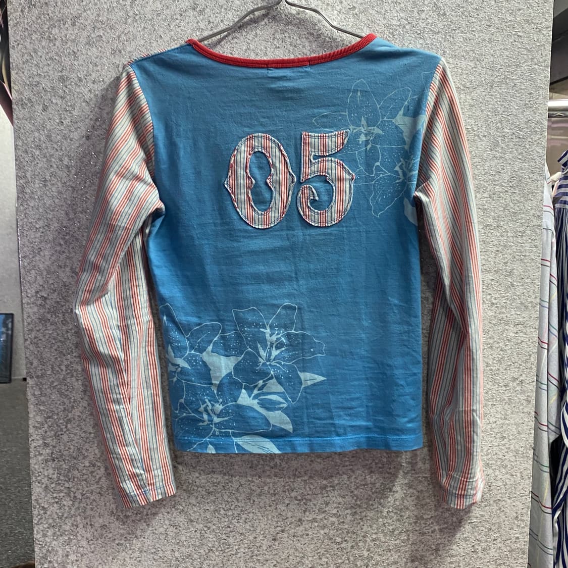 FUBU 스트라이프 그래픽 롱슬리브 B4630 상품이미지4