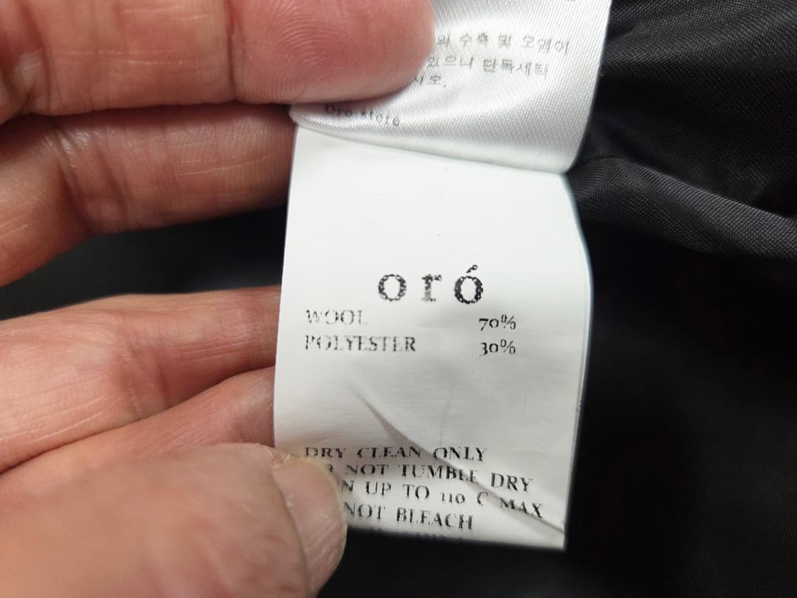 오로(ORO) 울 로브 하프코트 55-66 상품이미지10