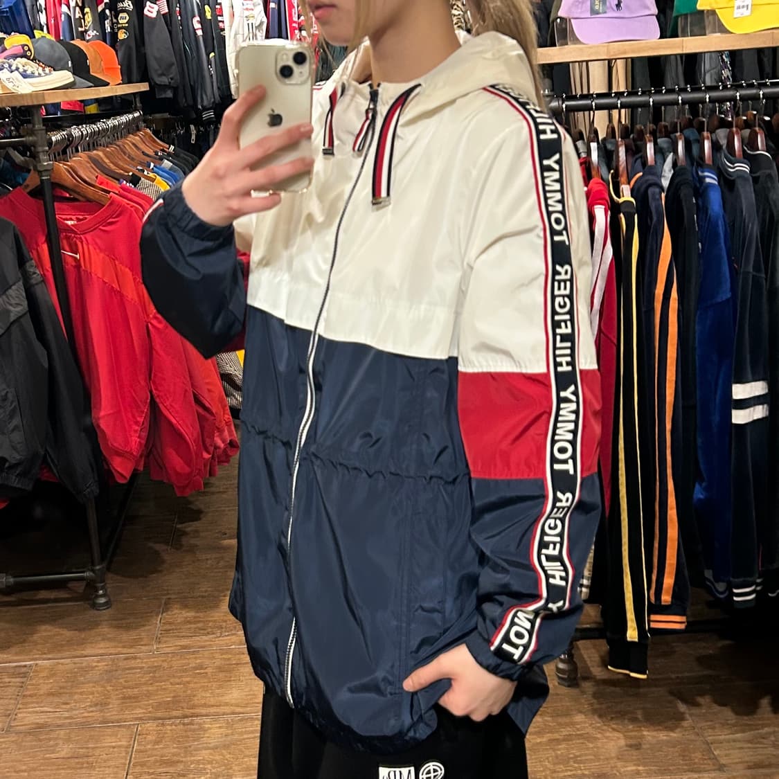 [HI] 타미힐피거 바람막이 화이트 상품이미지4