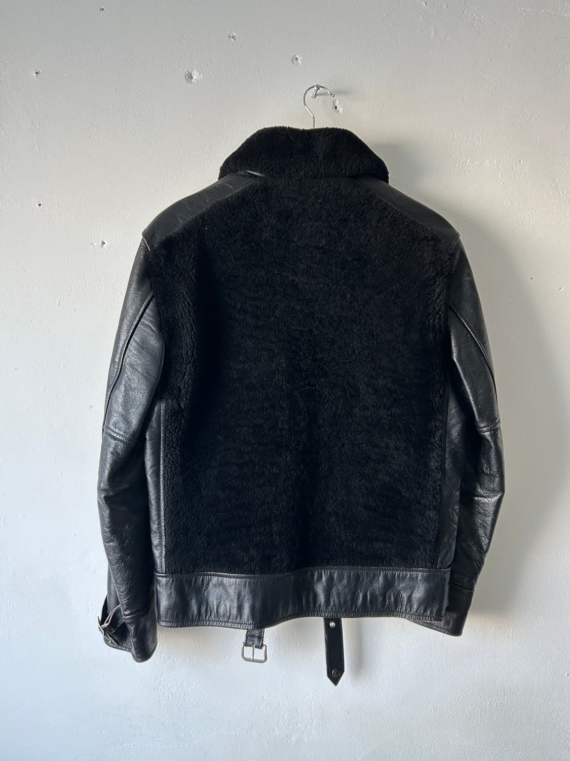 디아프바인 그리즐리 레더 자켓 블랙 / M 상품이미지7