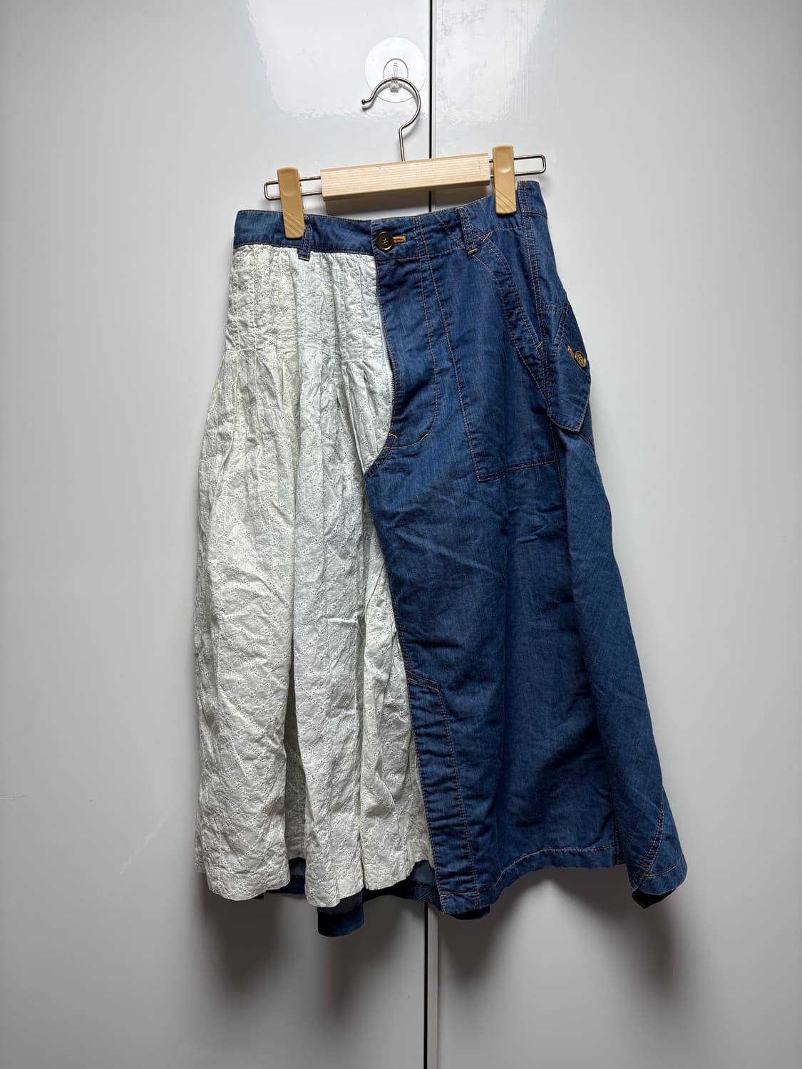 꼼데가르송 트리콧 데님스커트 상품이미지1