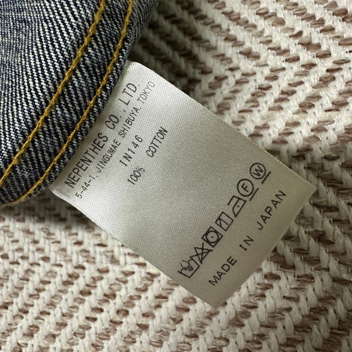 NEEDLES darts jean denim jacket 12oz xl 상품이미지4