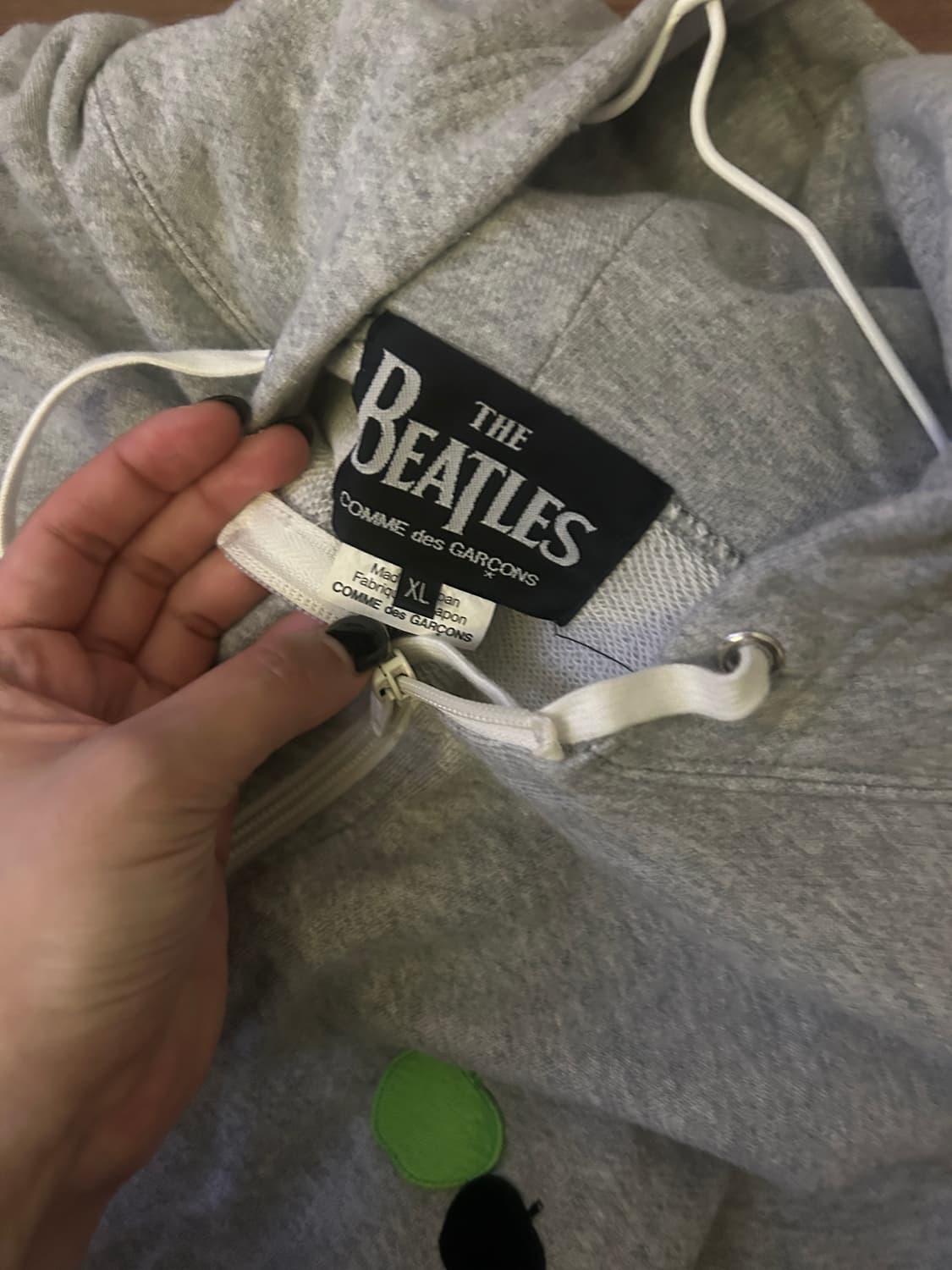 Comme des garcons BEATLES hooded zip up 상품이미지2