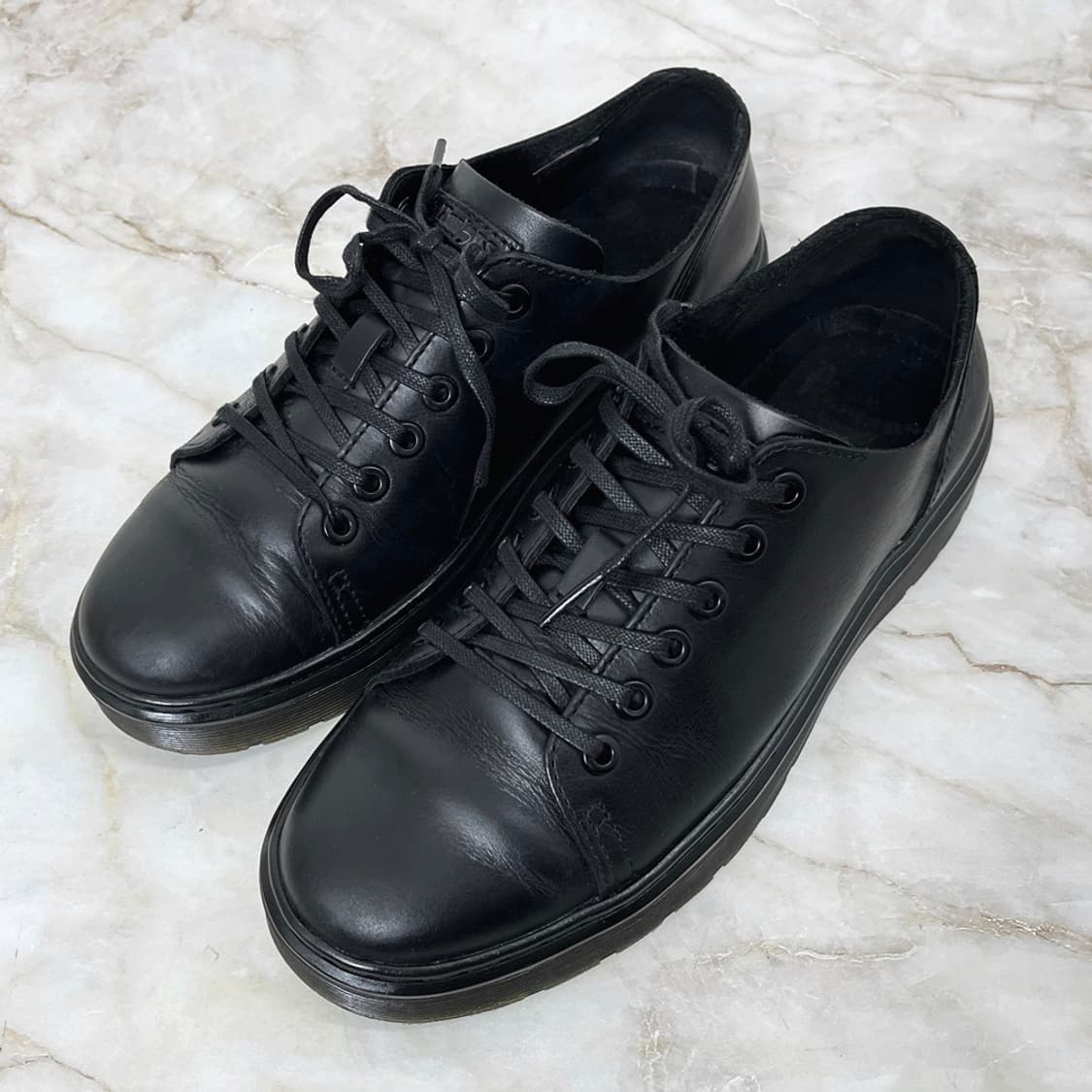 닥터마틴 단테 블랙 가죽 스니커즈 UK7 260 상품이미지1