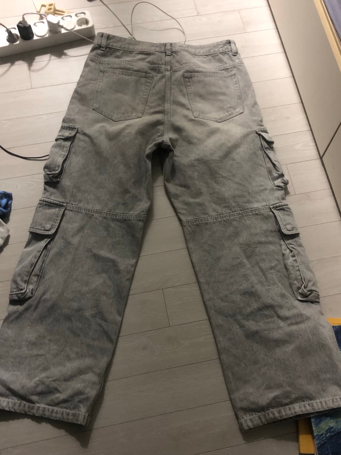 빈티지 워싱 와이드 아이스진 상품이미지5