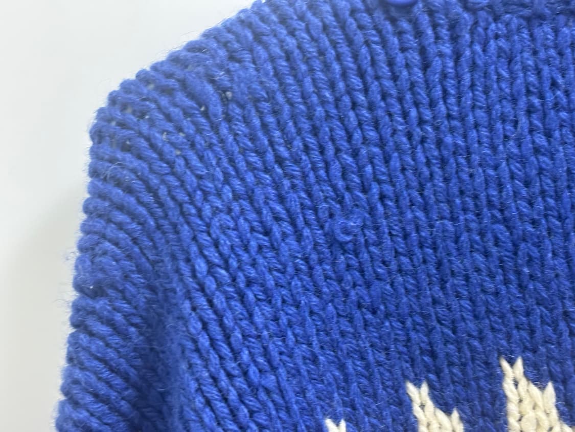 빈티지 겨울 모리걸 노르딕 블루 상품이미지5