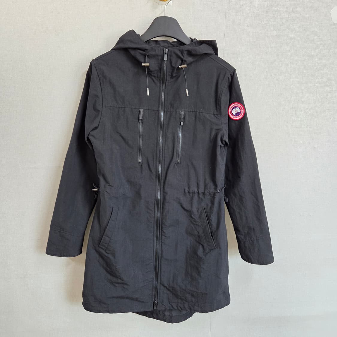 캐나다구스 바람막이 자켓 여자S 블랙 상품이미지1