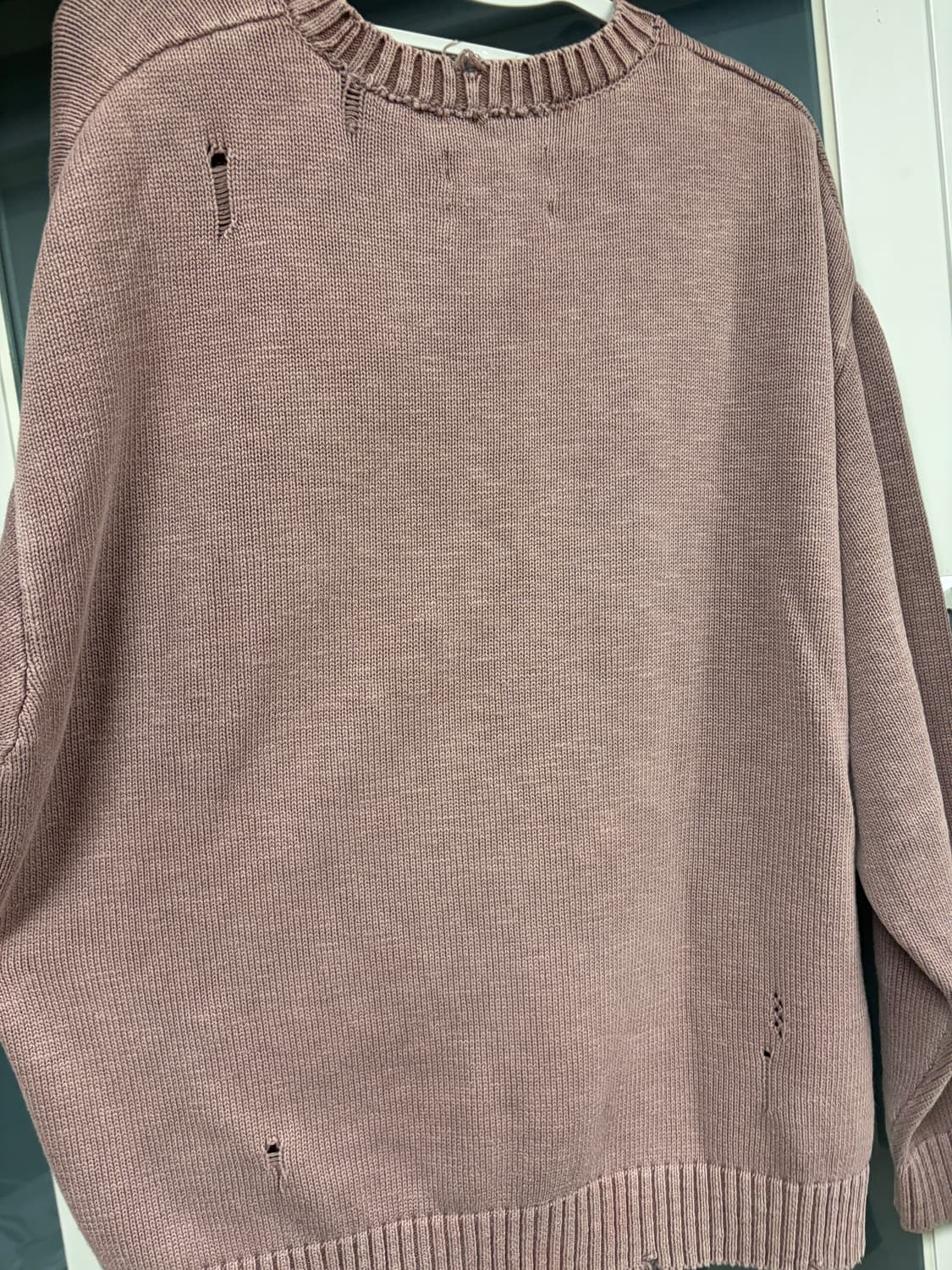 Washed Cotton Damage Knit 상품이미지5