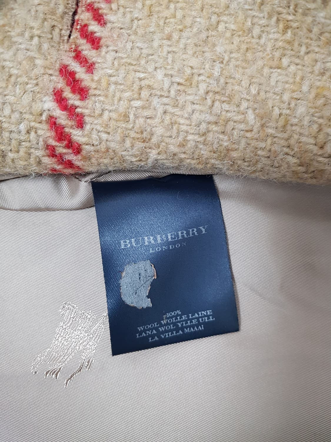 [uk10/55/정품] 버버리 노바체크 울코트 상품이미지7