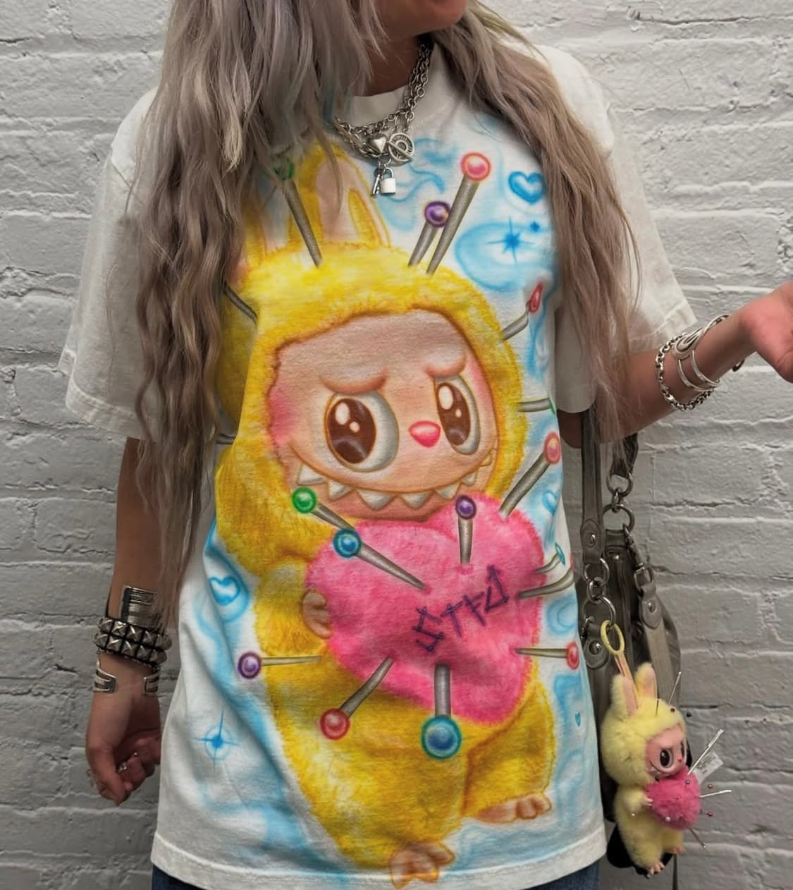 STFU AND BUY 라부부 티셔츠 L 상품이미지3