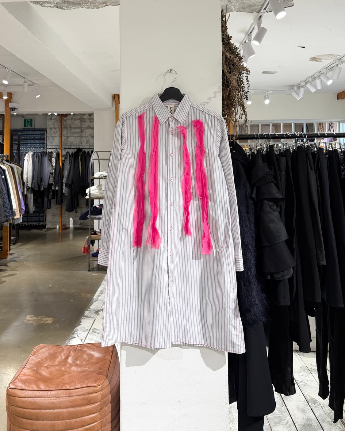 꼼데가르송 타오 스트라이프 롱 셔츠 상품이미지1