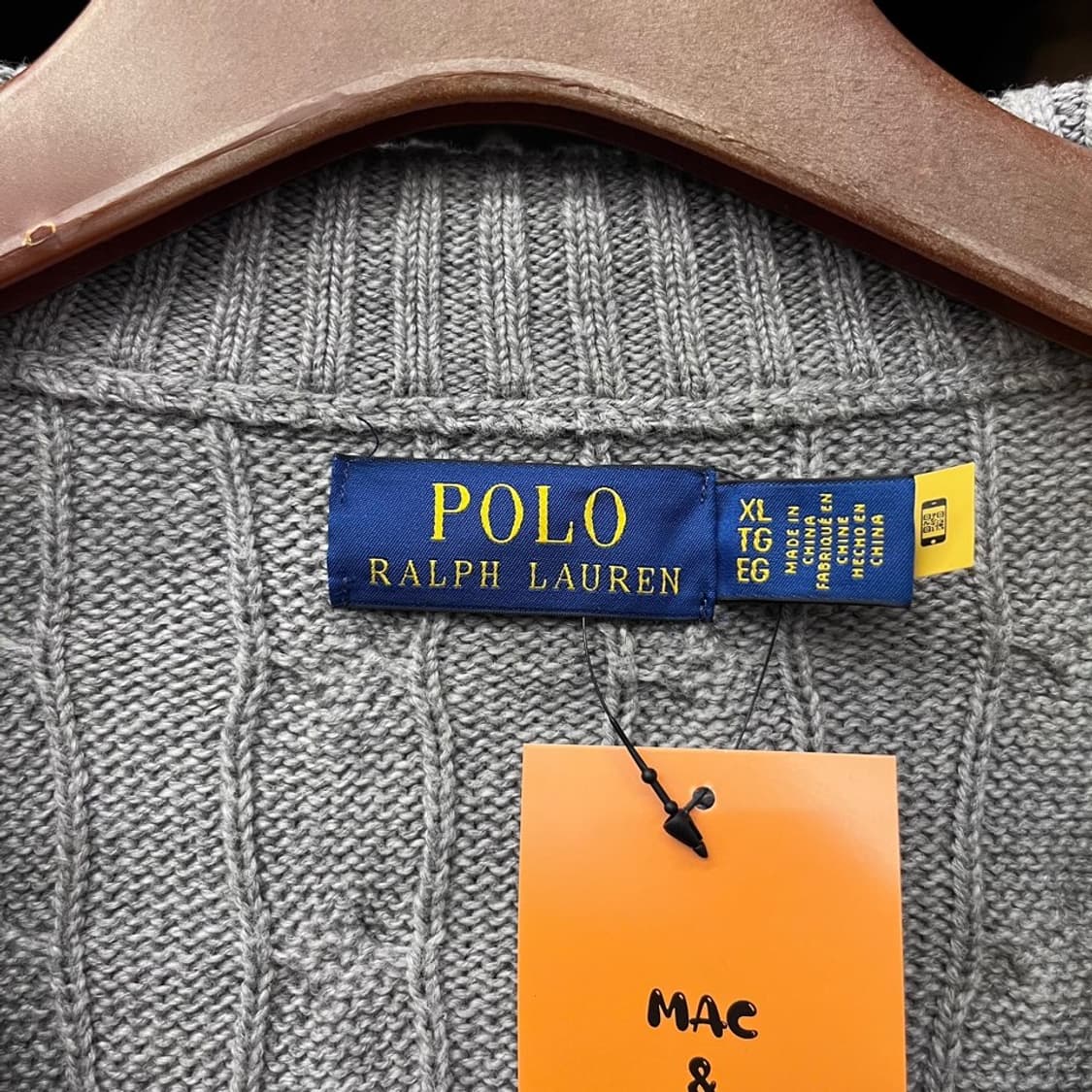 폴로 랄프로렌 꽈배기 집업 니트 스웨터 N461 상품이미지6