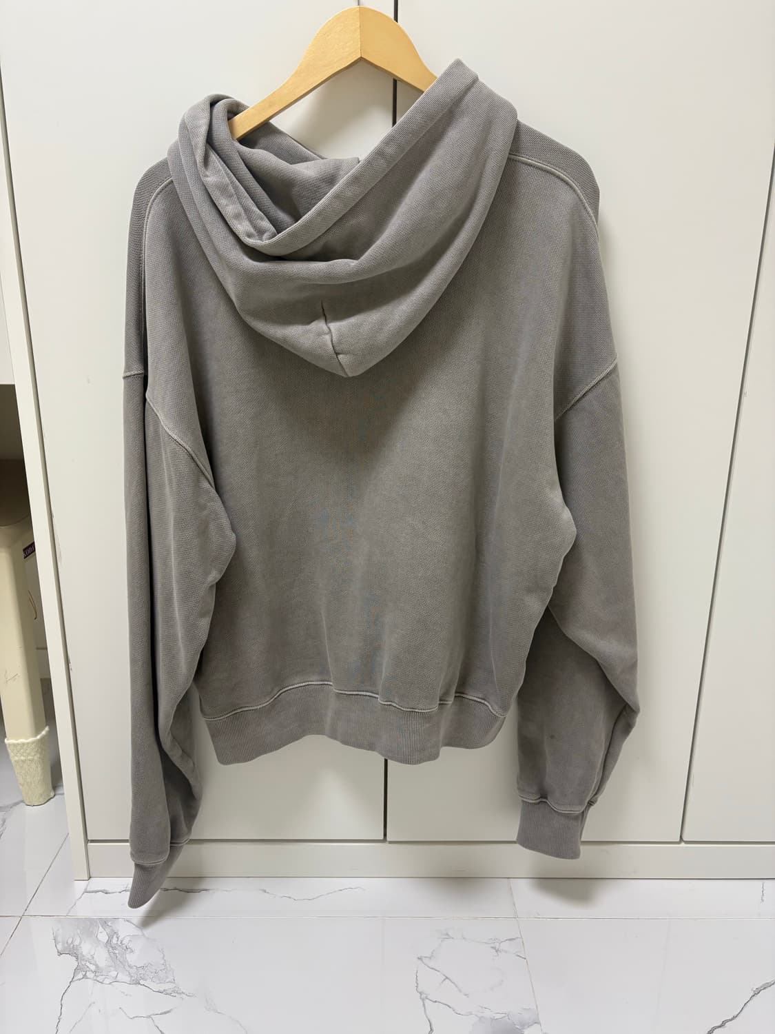 글로니 클래식 후드티 그레이 상품이미지4