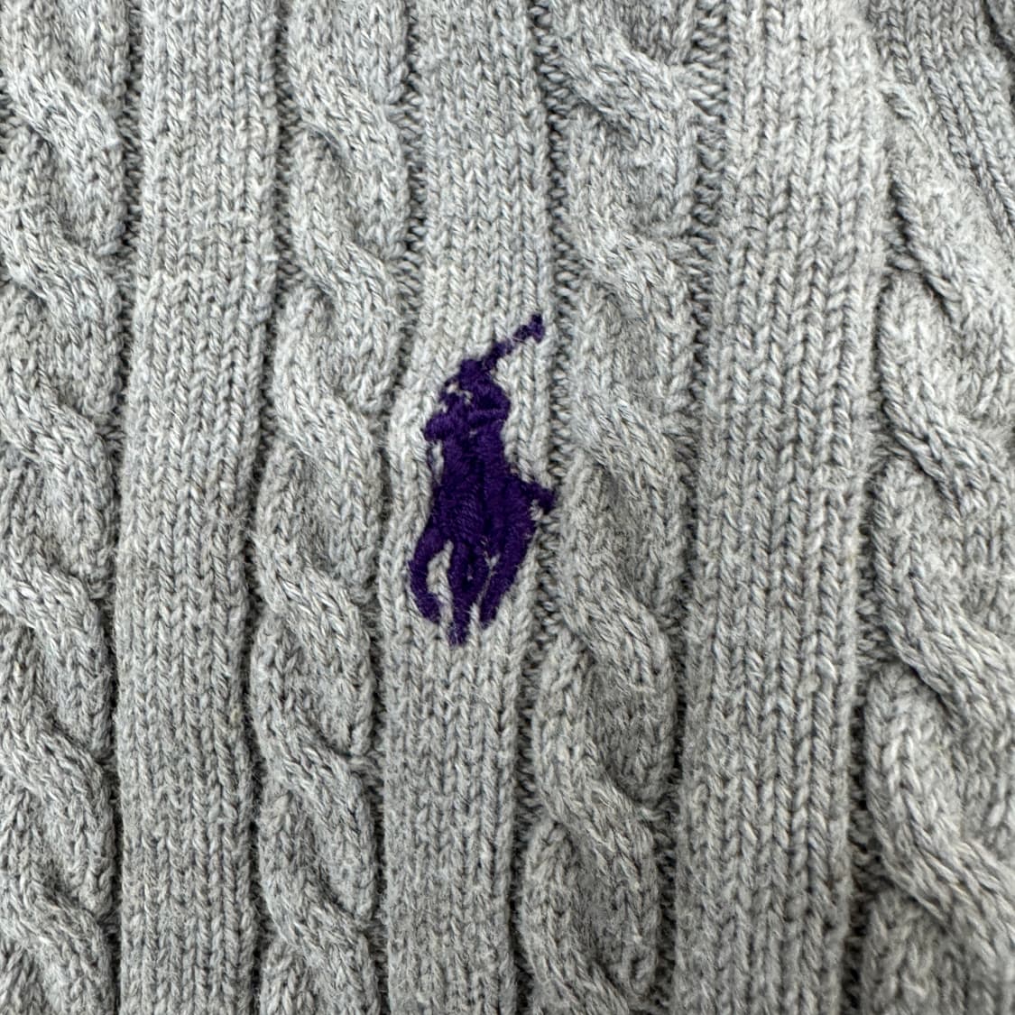 아동용 6(120) 폴로 랄프로렌 아동용 케이블 그레이 니트 가디건  상품이미지5