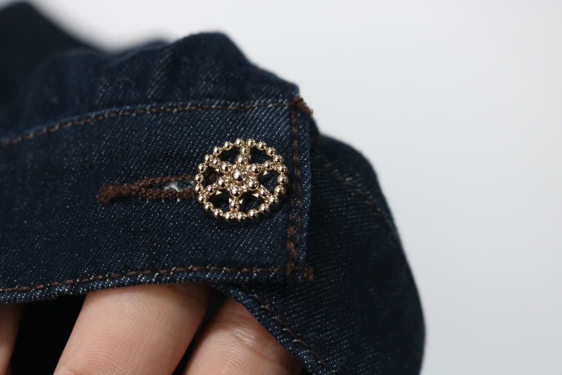 루이스 골드버튼 데님 자켓 상품이미지7