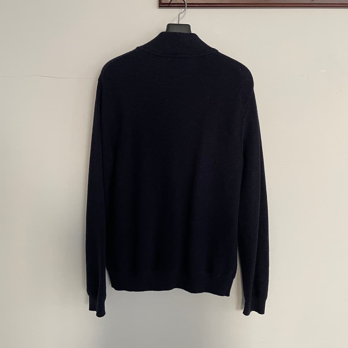 라코스테 네이비 와플 가디건 상품이미지2