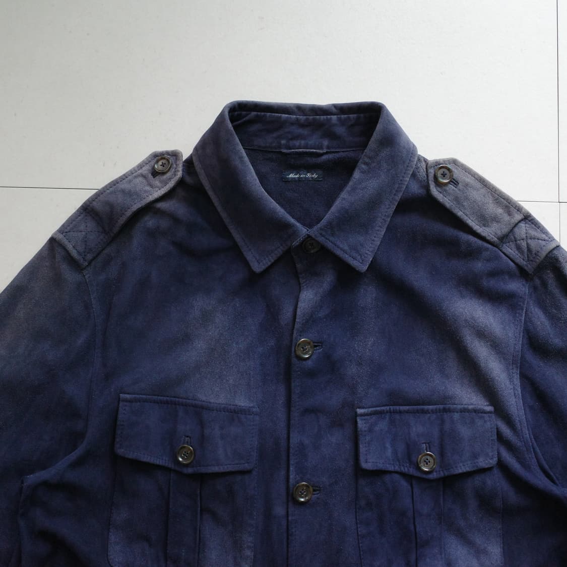 폴로 랄프로렌 이태리제 스웨이드 사파리 자켓 XL 상품이미지2