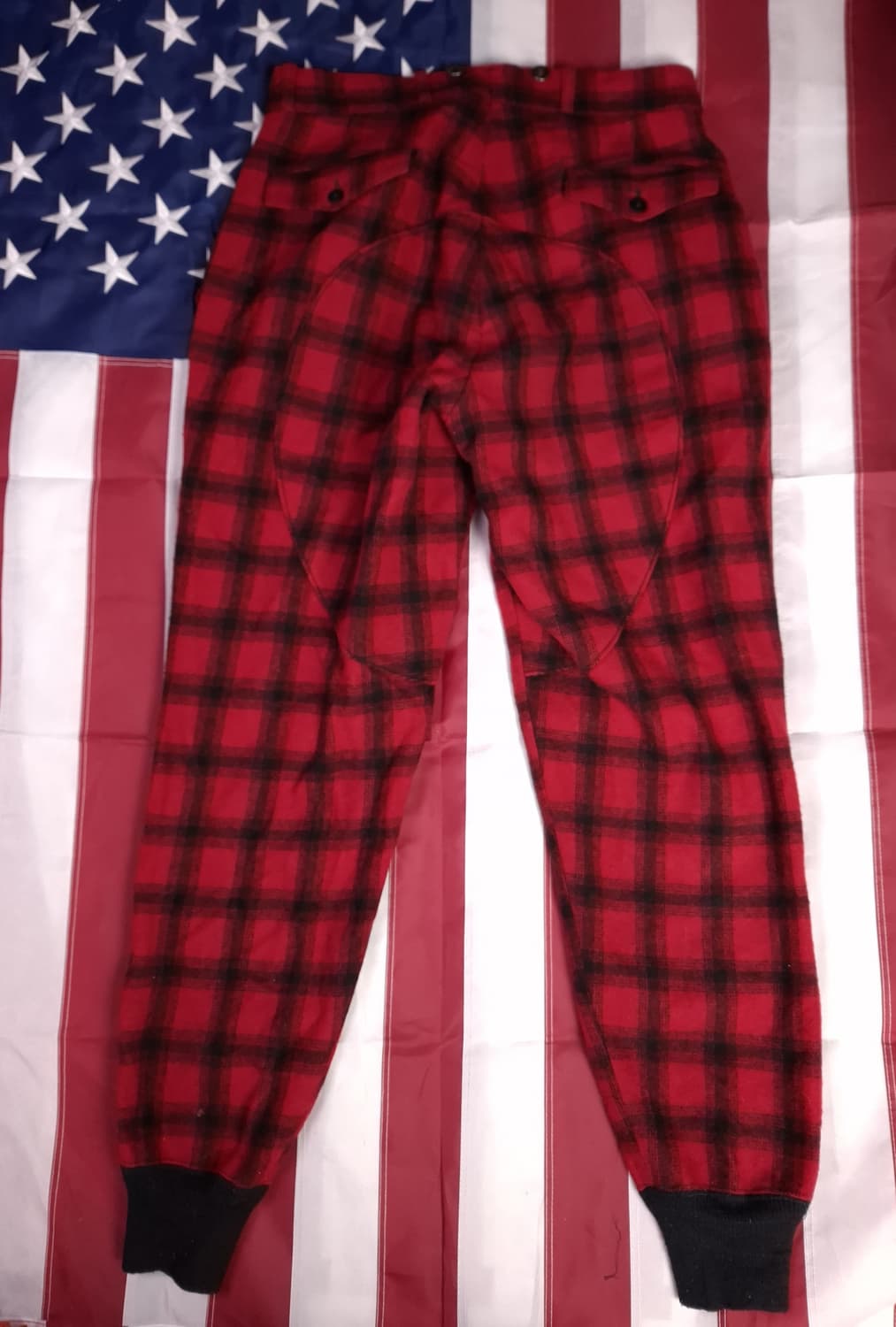 특A 오리지날 60's  울리치 울 버팔로 체크 헌팅 바지 상품이미지9