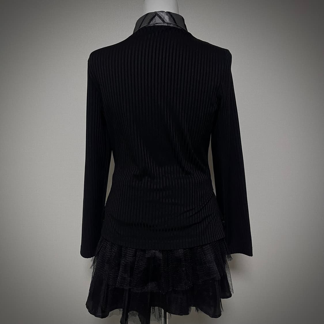 고스로리 공겜여주 실버 블라우스 로걀탑 상품이미지6