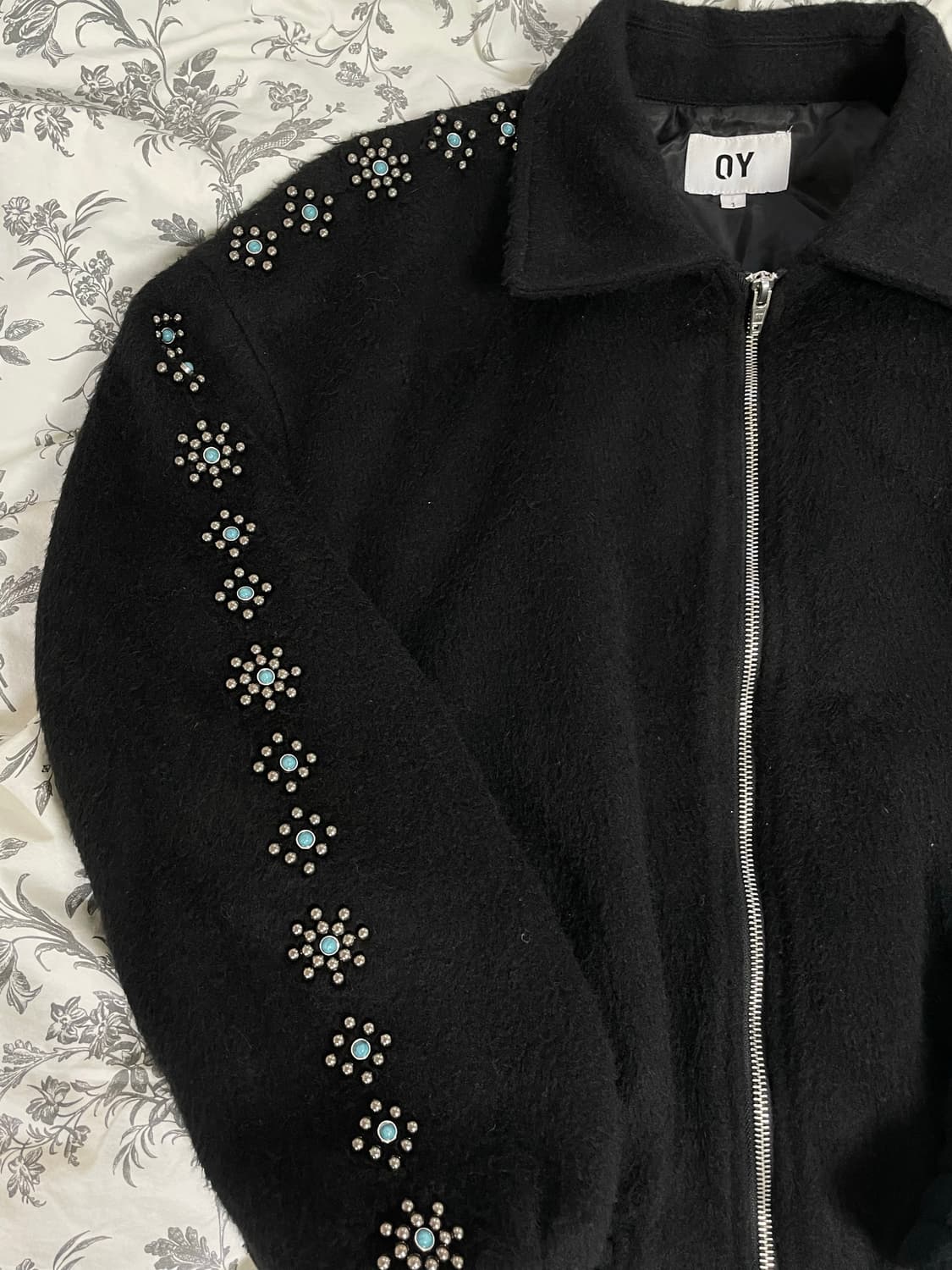 오와이 스터드 울 자켓 상품이미지2