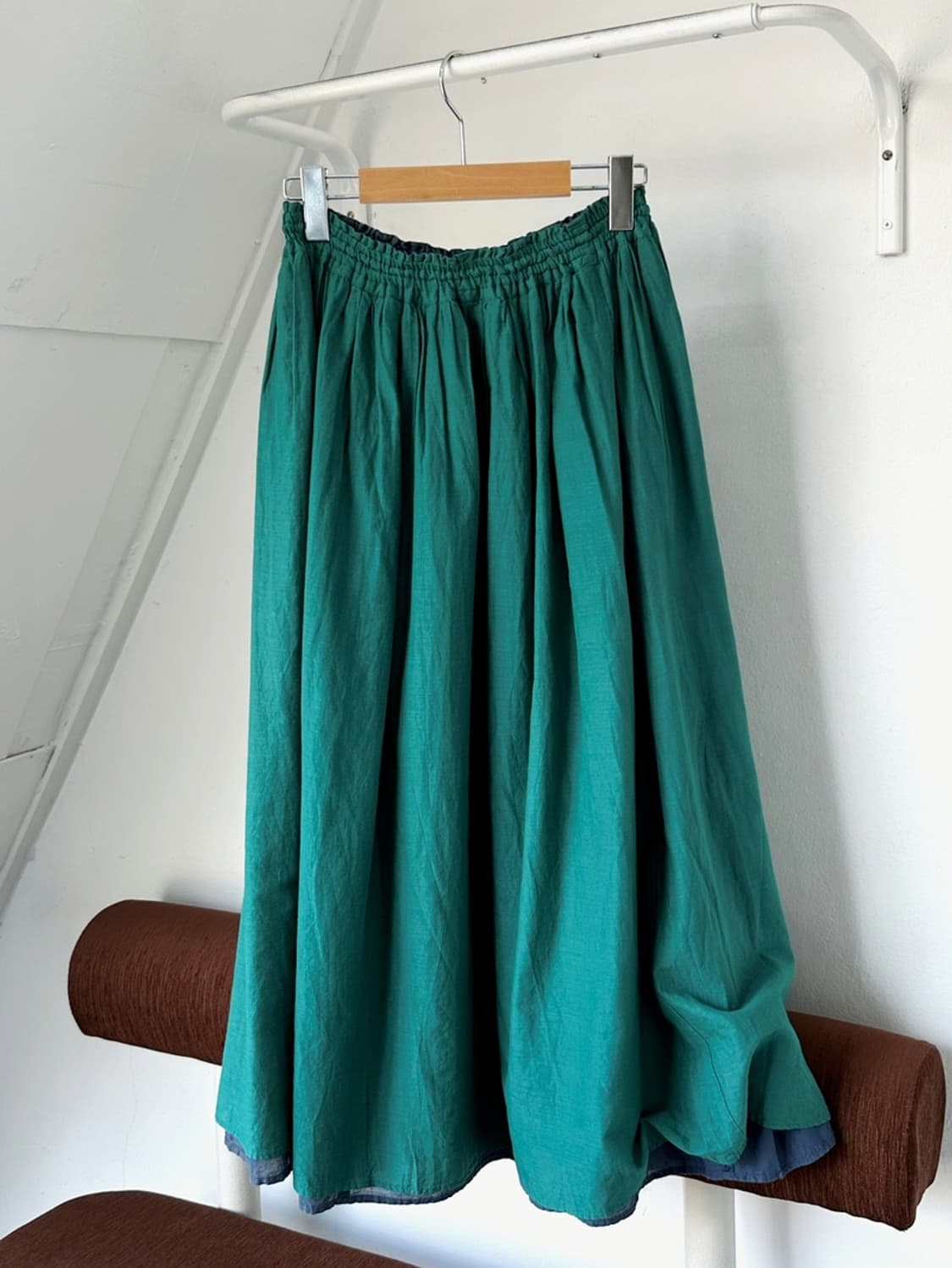 Natural cotton layer wide skirt 상품이미지5