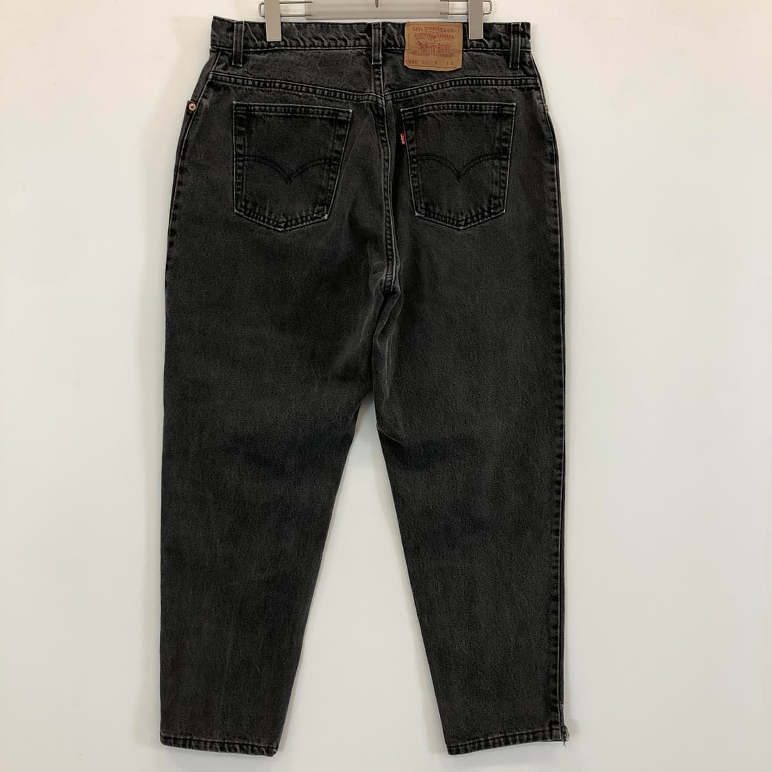 90s USA made 리바이스 551 릴렉시드 테이퍼드 데님 34 인치 상품이미지3