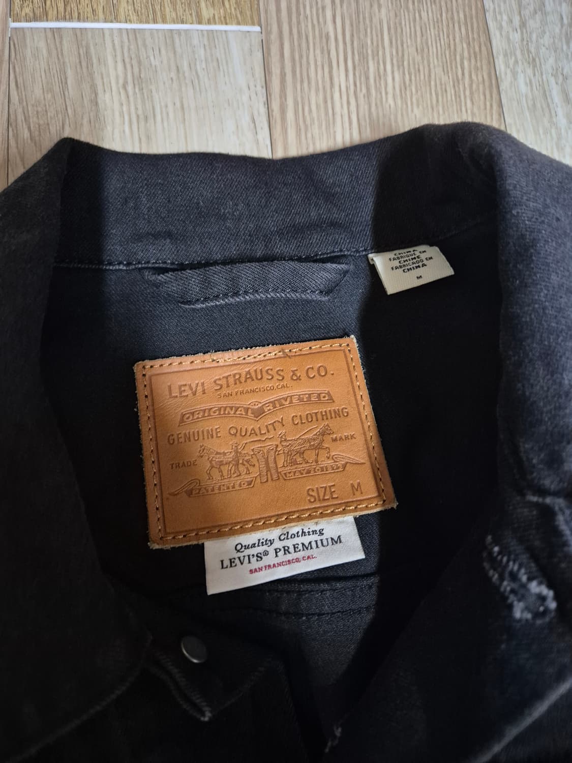 리바이스 프리미엄 타입3 데님자켓 블랙 M 상품이미지2