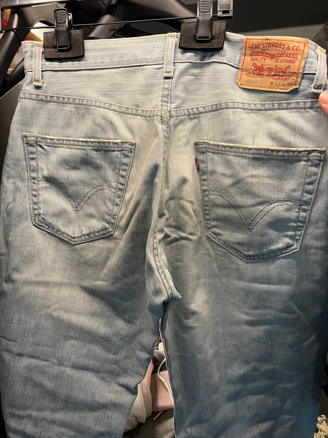 리바이스 569 31*30 루즈 스트레이트 청바지 상품이미지4